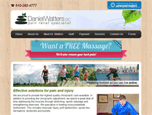 Tablet Screenshot of coopersburgchiropractic.com